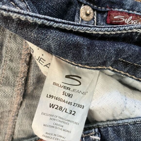 SILVER SUKI Bootcut Jeans Size 28x32 - Picture 7 of 7